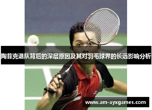 陶菲克退队背后的深层原因及其对羽毛球界的长远影响分析