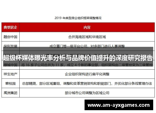 超级杯媒体曝光率分析与品牌价值提升的深度研究报告