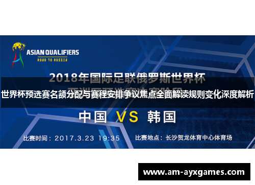 世界杯预选赛名额分配与赛程安排争议焦点全面解读规则变化深度解析